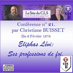 N°21 – Éliphas Lévi: Ses professions de foi.